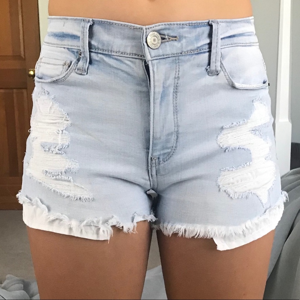 denim shorts
